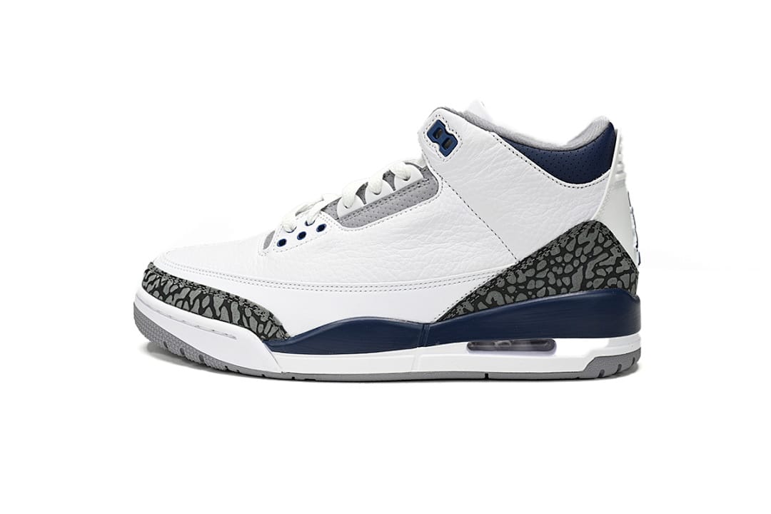 Air Jordan 3 Retro White Navy Cement