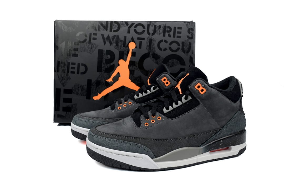 Air Jordan 3 Retro Grey Black