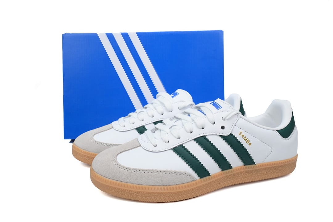 Adidas Samba OG White Collegiate Green Gum
