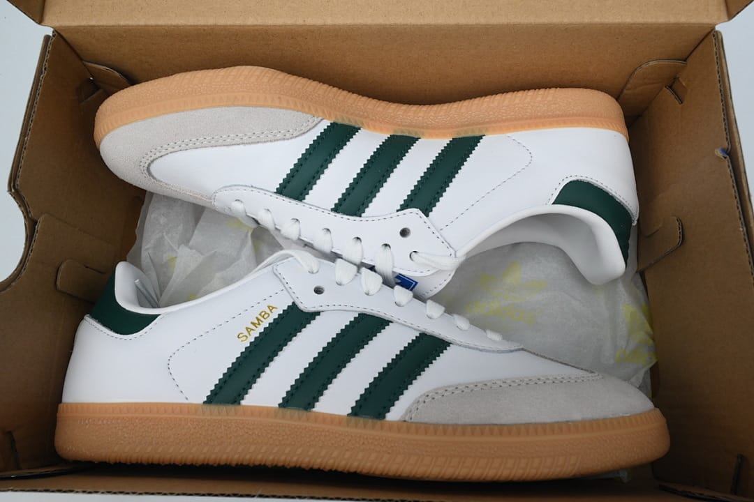 Adidas Samba OG White Collegiate Green Gum