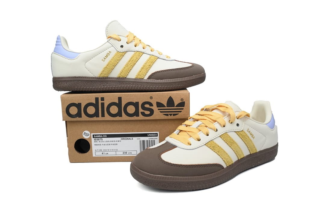 Adidas Samba OG Oat Violet Tone