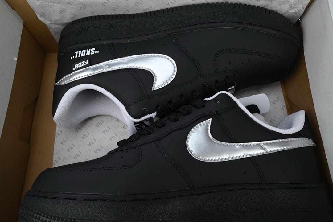 Nike Air Force 1 Low x QF Edition Black Silver