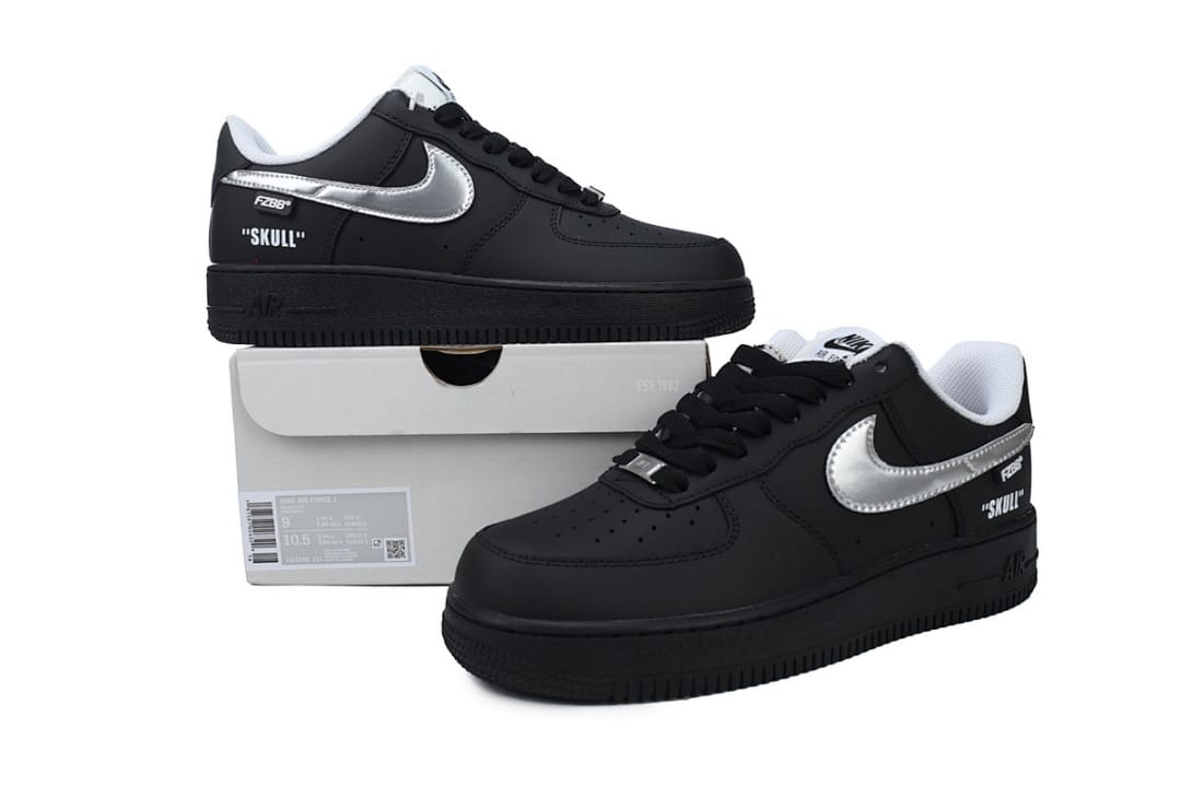 Nike Air Force 1 Low x QF Edition Black Silver