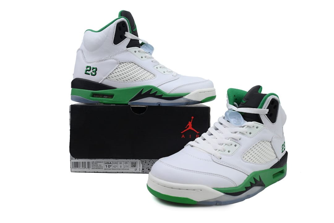 Air Jordan 5 High Green Glow