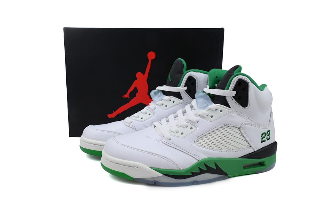 Air Jordan 5 High Green Glow