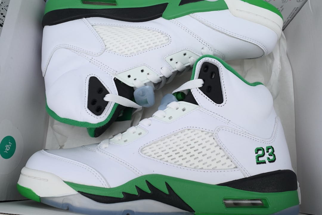 Air Jordan 5 High Green Glow