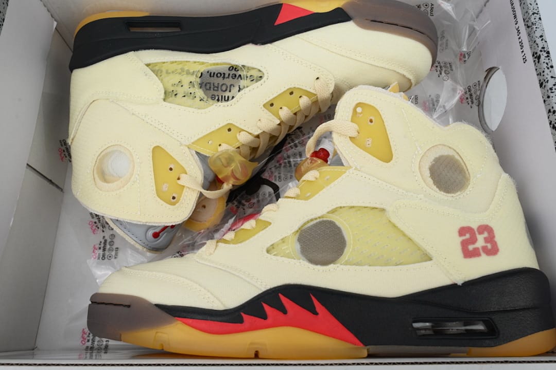 Air Jordan 5 Retro x OFF White OFF WHITE White