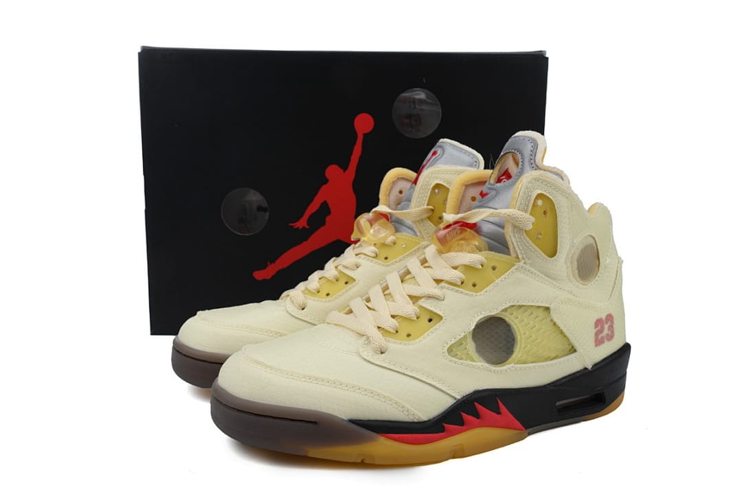 Air Jordan 5 Retro x OFF White OFF WHITE White