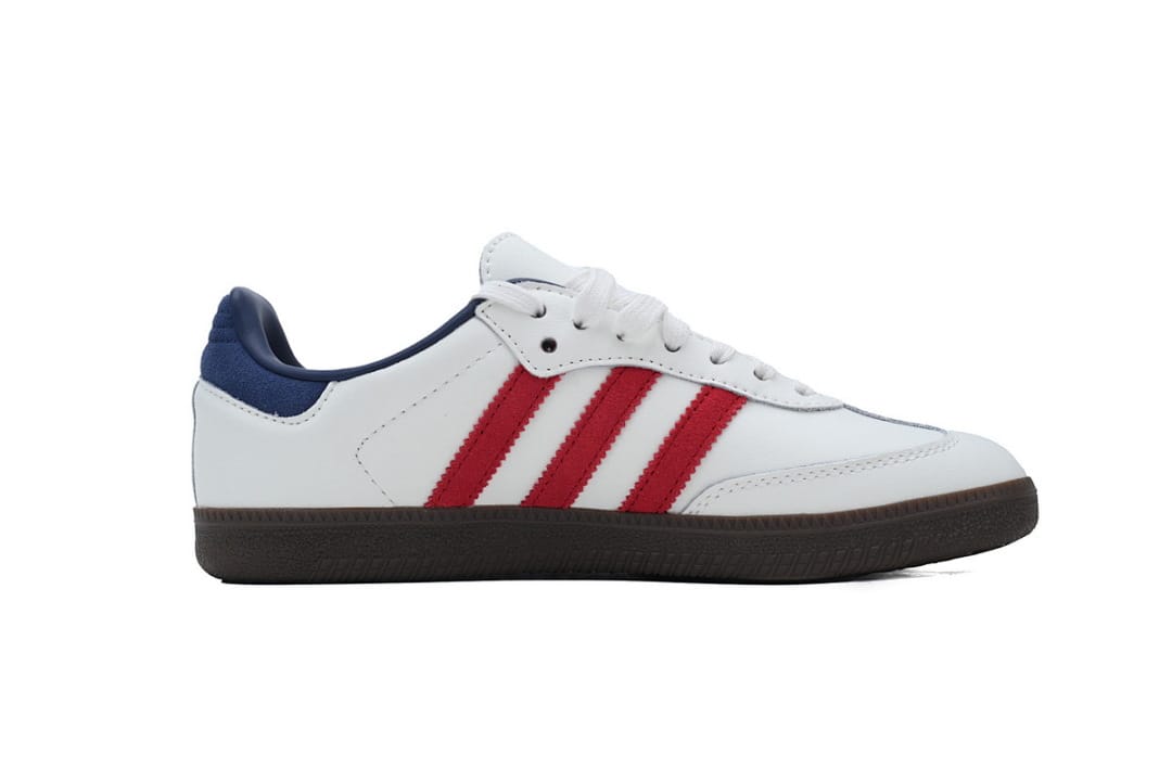 Adidas Samba OG White Victory Red Indigo