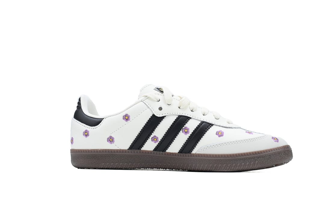 Adidas Samba OG White Floral Embroidery