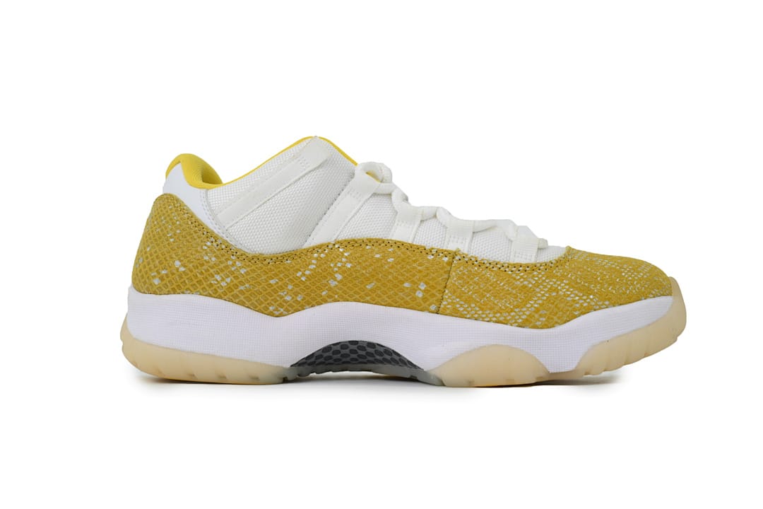 Air Jordan 11 Retro Low x OFF White Low WMNS “Yellow Snakeskin