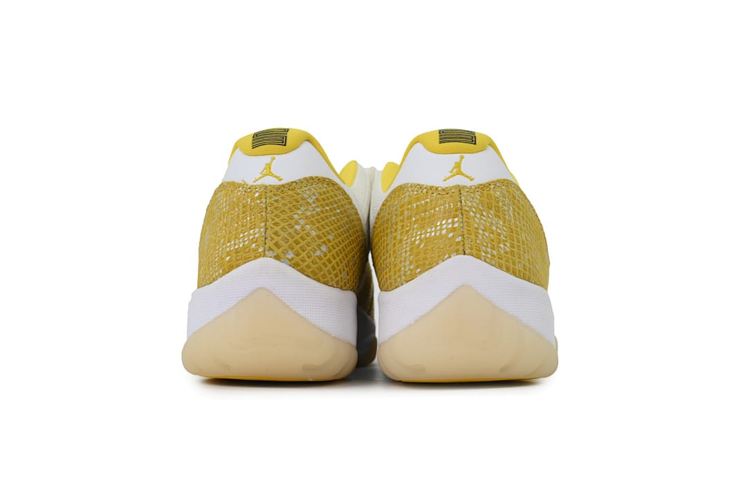Air Jordan 11 Retro Low x OFF White Low WMNS “Yellow Snakeskin