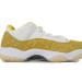 Air Jordan 11 Retro Low x OFF White Low WMNS “Yellow Snakeskin