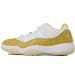 Air Jordan 11 Retro Low x OFF White Low WMNS “Yellow Snakeskin