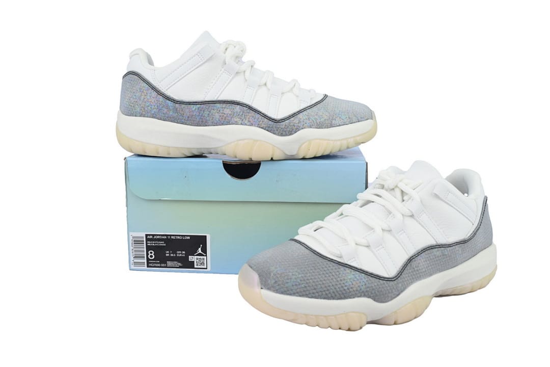 Air Jordan 11 Retro Low x OFF White Snakeskin