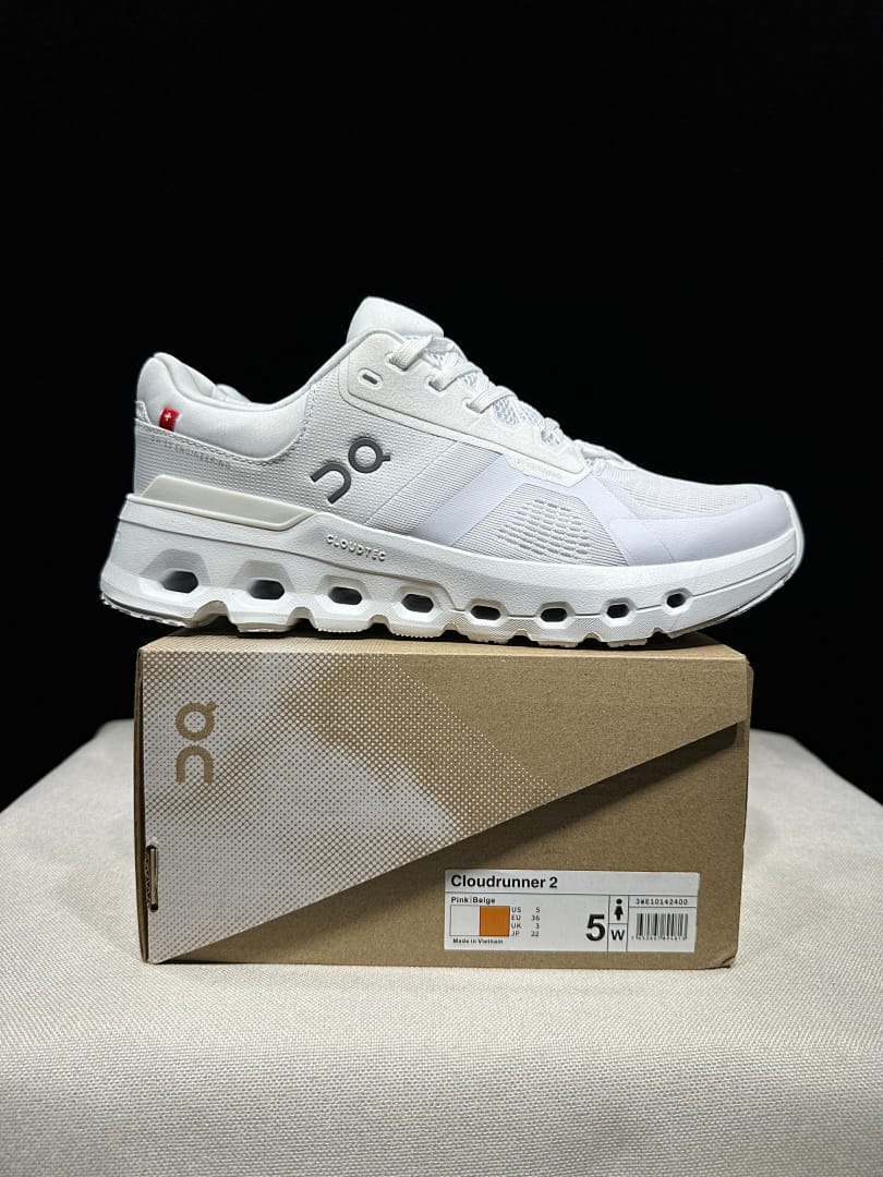 On Cloudrunner 2 'Triple White' (Colorway 2)