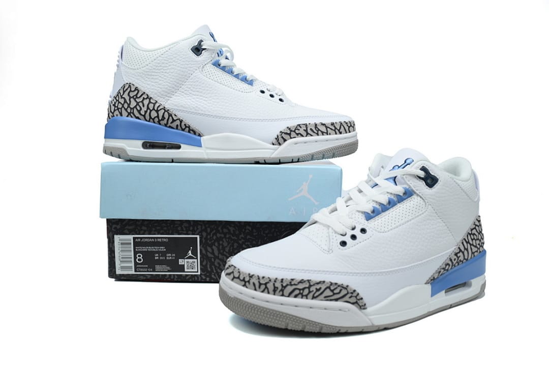 Air Jordan 3 Retro UNC (Colorway 3)
