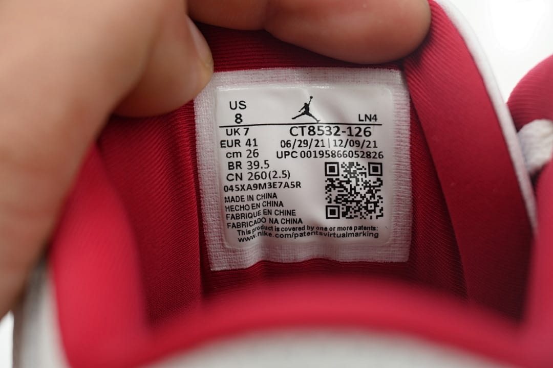 Air Jordan 3 Retro Cardinal Red (Colorway 2)