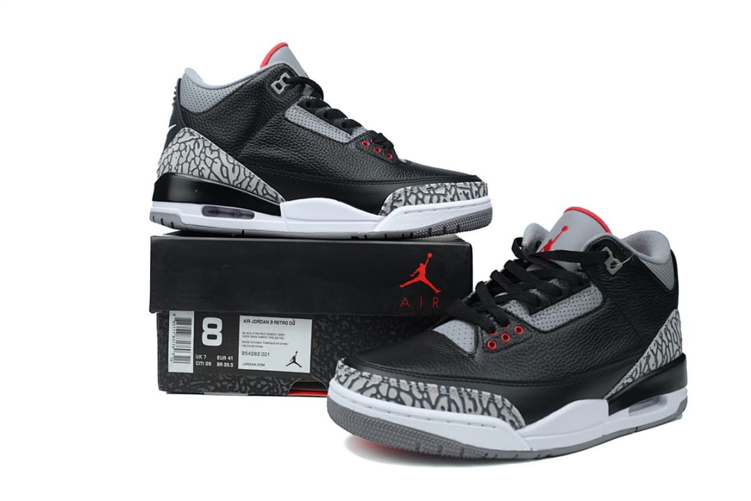 Air Jordan 3 Retro OG Black Cement (Colorway 3)