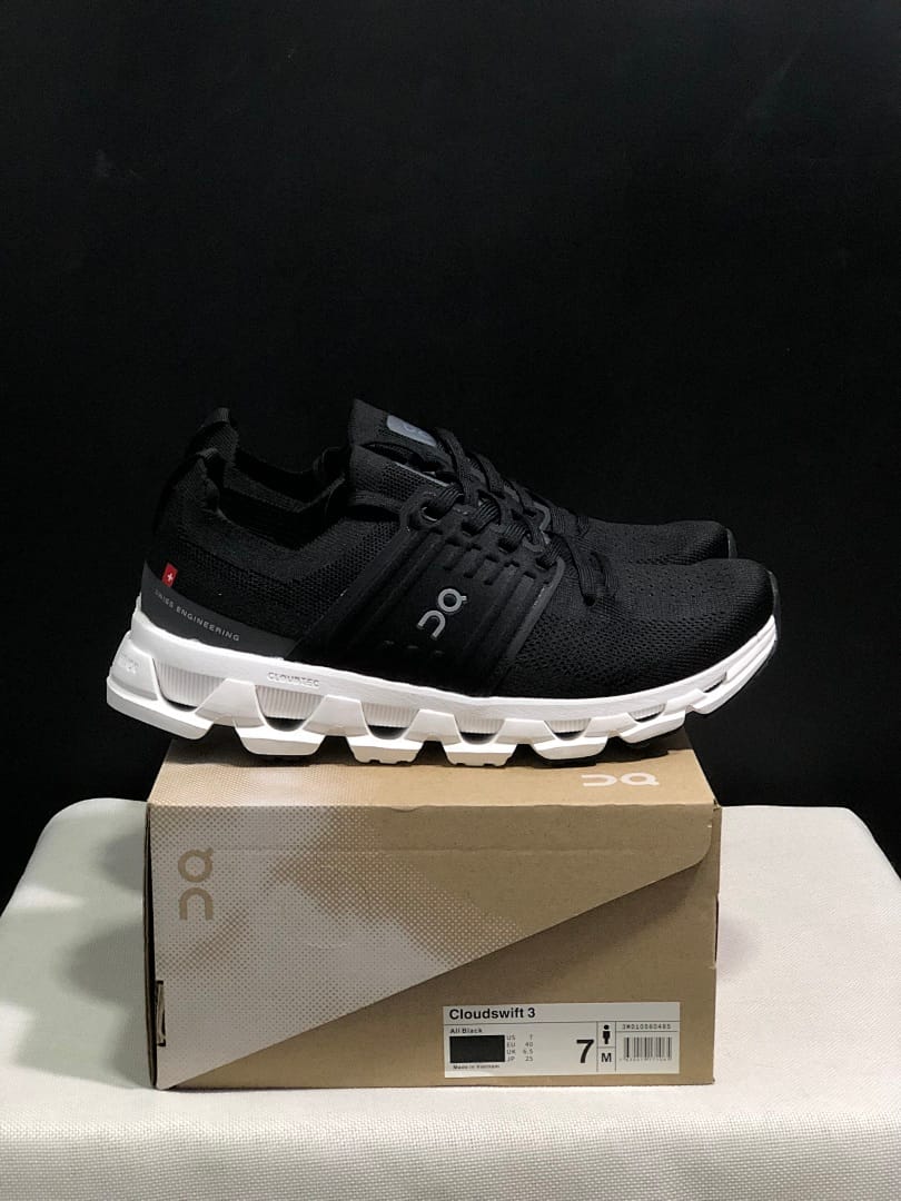 On Cloudswift 3 'Black White' (Colorway 2)