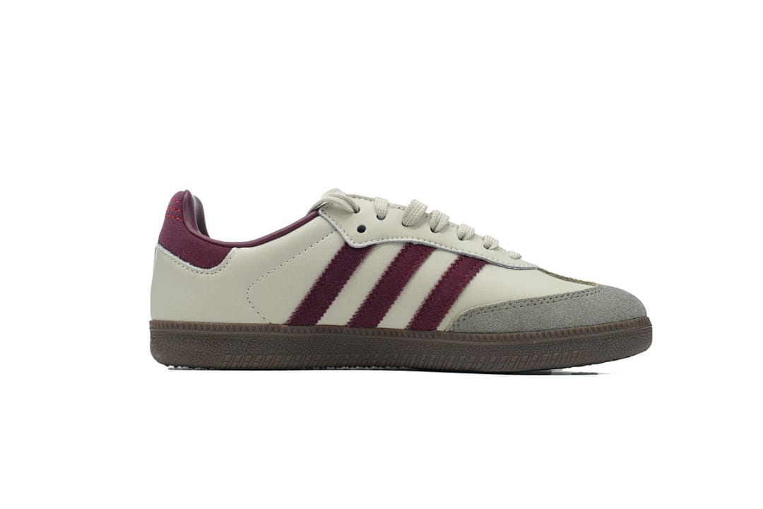 Adidas Samba OG Putty Grey Maroon
