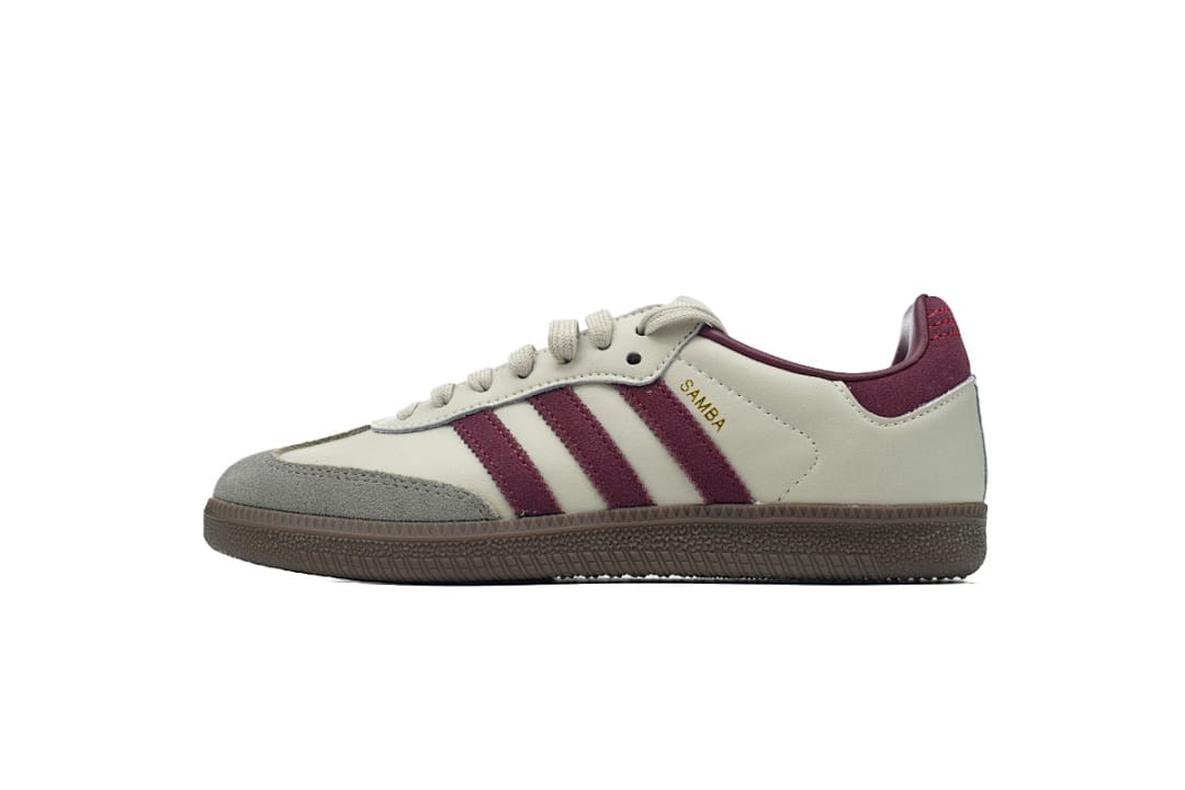 Adidas Samba OG Putty Grey Maroon