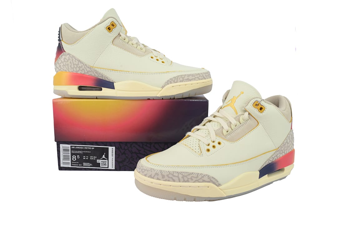 Air Jordan 3 Retro Blue Red (Colorway 3)