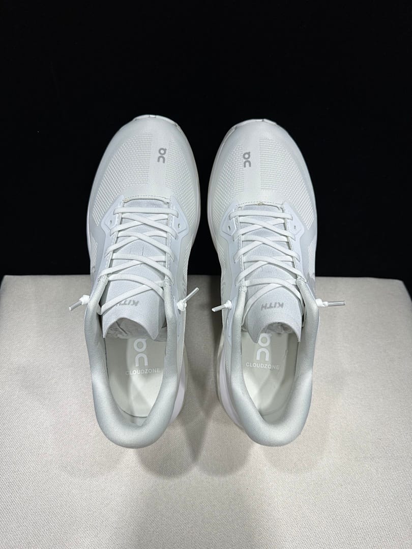 On Cloudzone × KITH 'Triple White' (Colorway 2)