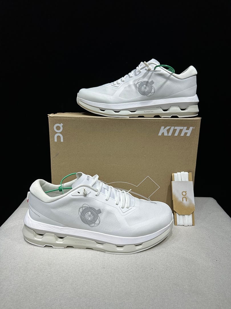 On Cloudzone × KITH 'Triple White' (Colorway 2)