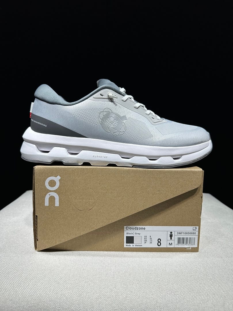 On Cloudzone × KITH 'Grey White'