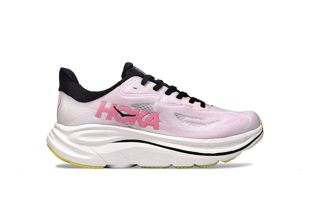 HOKA Clifton 10 'White Pink Black'