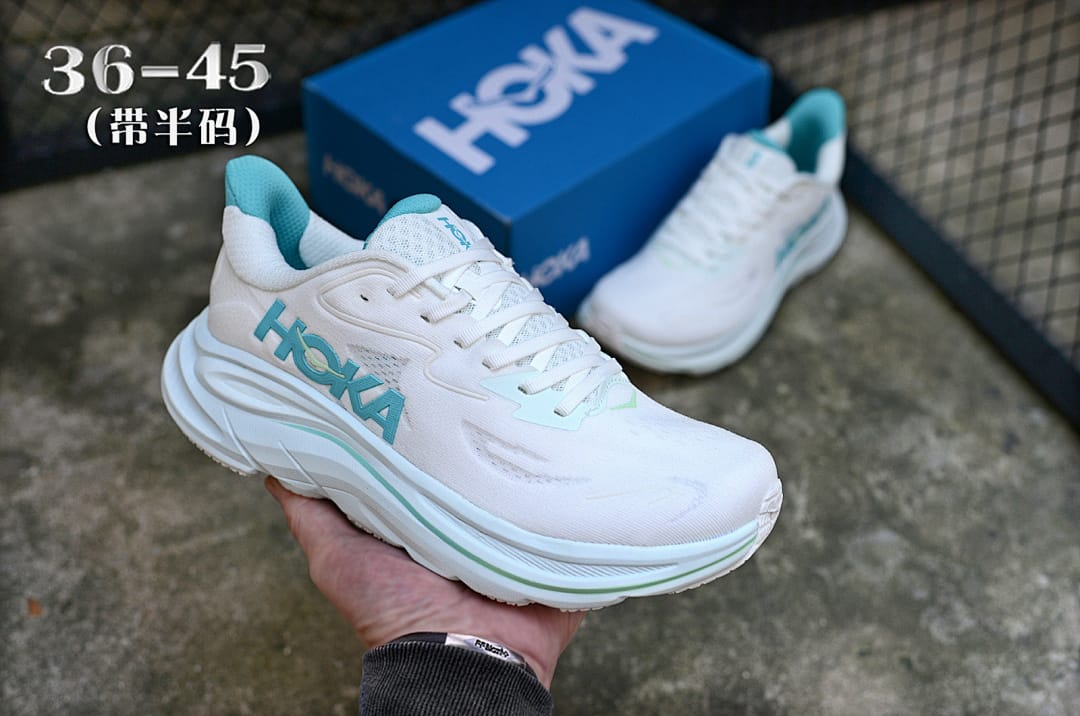 HOKA Clifton 10 'White Jade'