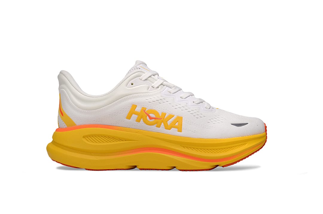 HOKA Bondi 9 'White Yellow'