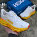 HOKA Bondi 9 'White Yellow'