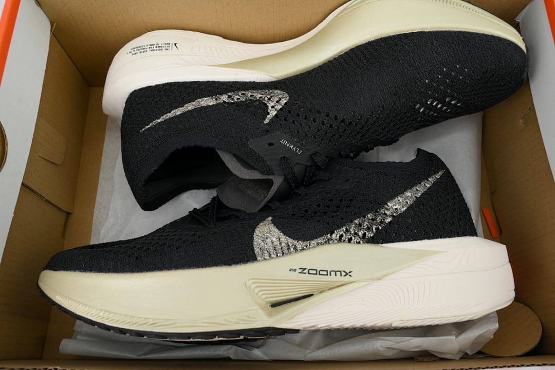 Nike ZoomX Vaporfly Next% 3 BA Edition Black Metallic Gold Grain