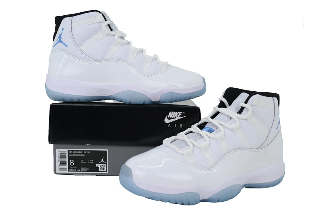 Air Jordan 11 Retro x LJR Edition Columbia / Legend Blue