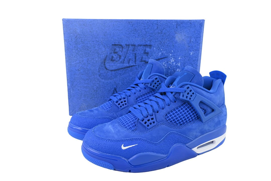 Air Jordan 4 Retro OG x Nigel Sylvester OG SP Blue Brick