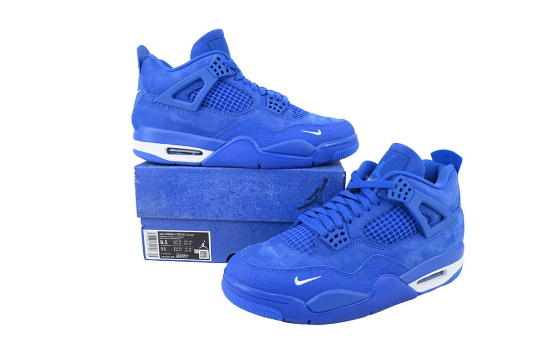 Air Jordan 4 Retro OG x Nigel Sylvester OG SP Blue Brick