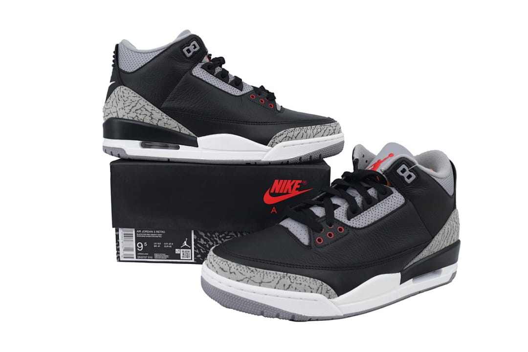 Air Jordan 3 Retro OG Black Cement (Colorway 2)