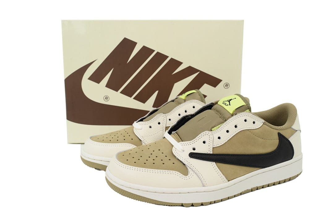 Air Jordan 1 Low Black, White, Green