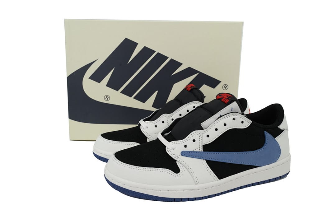 Air Jordan 1 Low Black White Blue