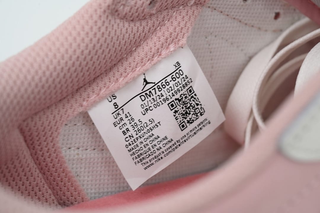 Air Jordan 1 Low OG White Pink