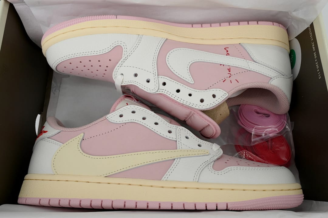 Air Jordan 1 Low OG White Pink