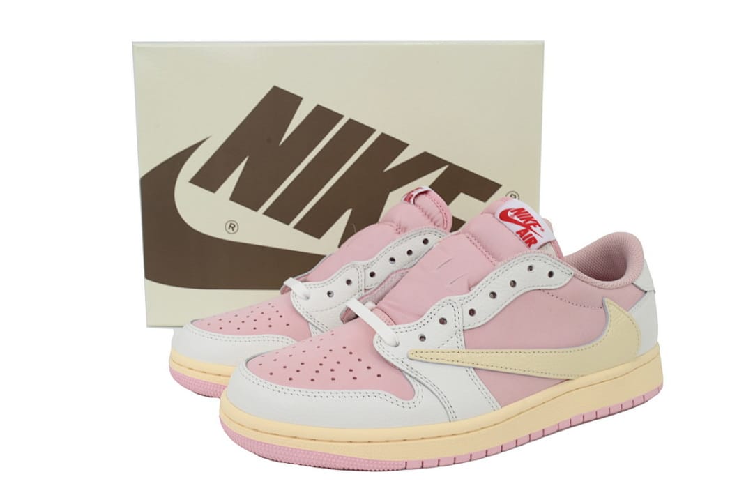 Air Jordan 1 Low OG White Pink
