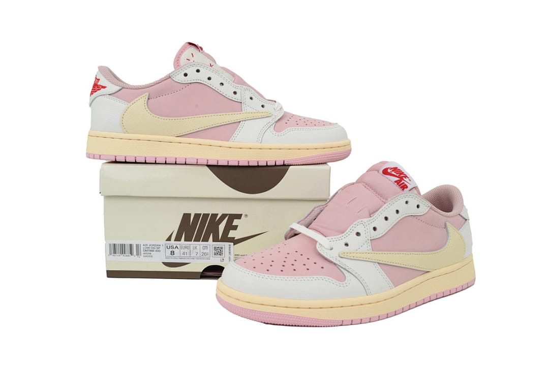 Air Jordan 1 Low OG White Pink