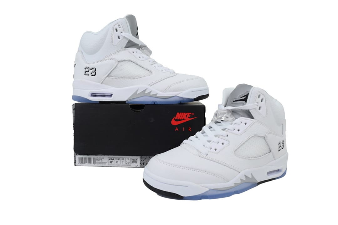 Air Jordan 5 Retro Pure Silver Retro