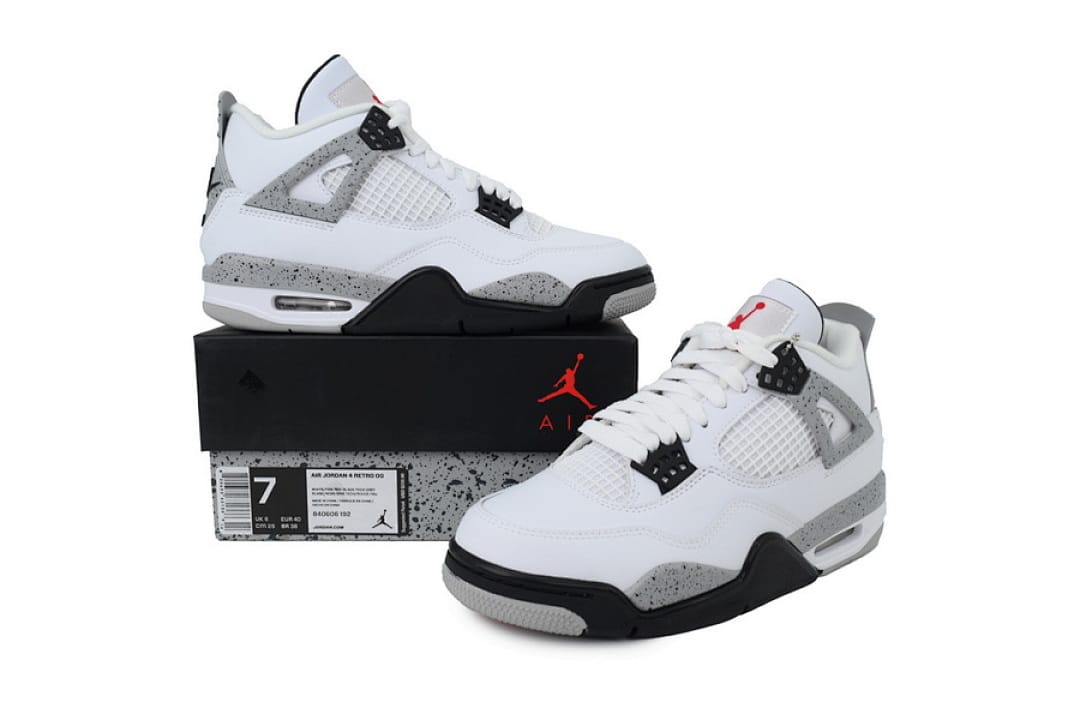 Air Jordan 4 Retro White Cement