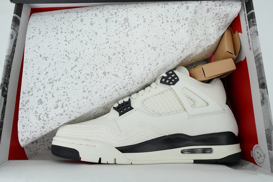 Air Jordan 4 Retro White Black And Red (Colorway 2)