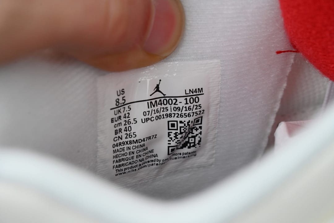 Air Jordan 4 Retro White Black And Red (Colorway 2)