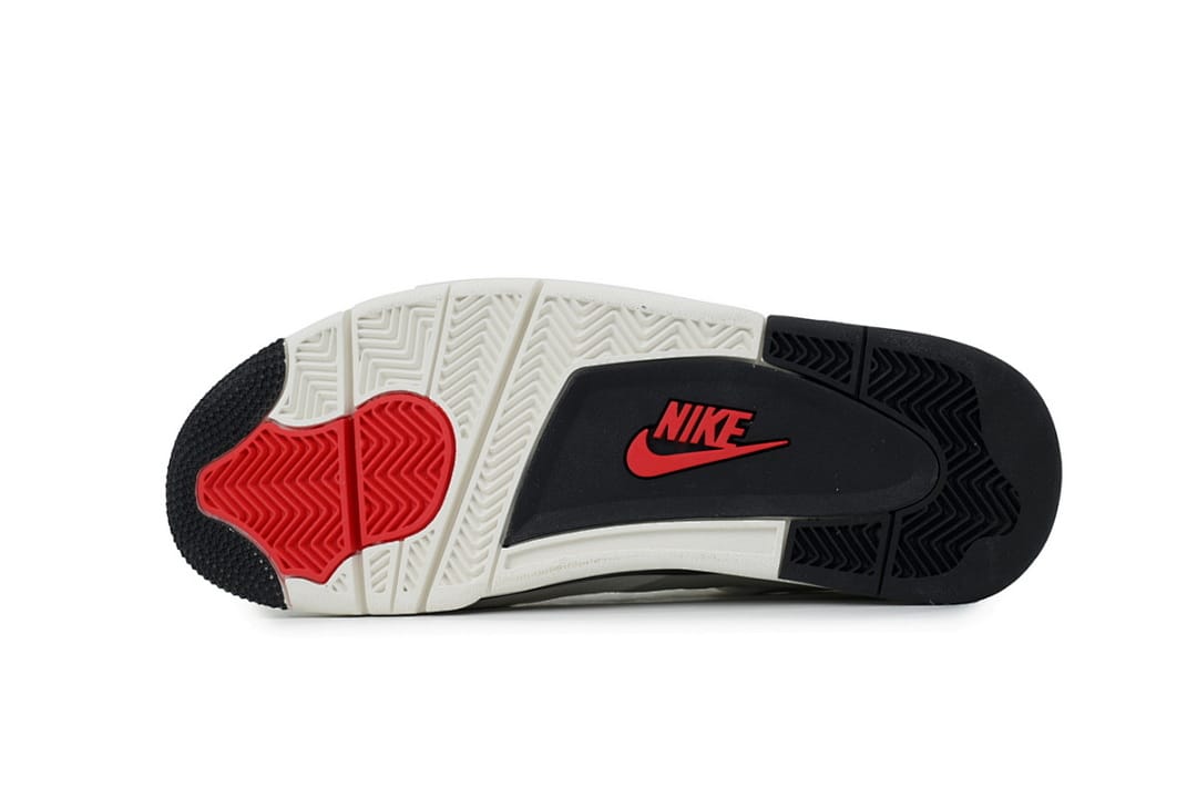 Air Jordan 4 Retro White Black And Red (Colorway 2)